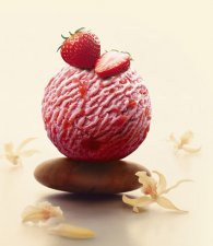 Photo de la recette Glace aux fraises envoyée par pupuce