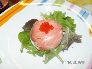 Photo de la recette Dôme aux 2 saumons envoyée par djomeli