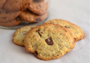 Photo de la recette Cookies chocolat et nougatine envoyée par le cuisinier