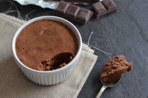 Photo de la recette Mousse au chocolat express sans oeuf envoyée par le cuisinier