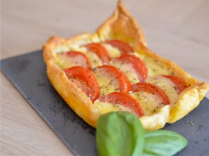 Photo de la recette Tarte Tomates - Mozzarella envoyée par le cuisinier
