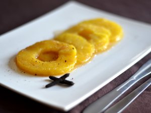 Photo de la recette Ananas caramélisé au poivre long envoyée par le cuisinier
