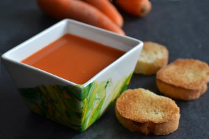 Photo de la recette Soupe carotte - orange - gingembre envoyée par le cuisinier