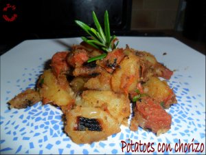 Photo de la recette Pommes de terre au chorizo envoyée par BZH Sandra