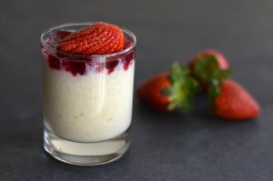Photo de la recette Riz au lait aux fraises envoyée par le cuisinier