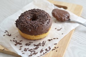Photo de la recette Donuts au chocolat envoyée par le cuisinier