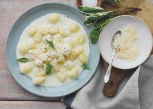 Photo de la recette Gnocchis à la crème de Parmigiano Reggiano envoyée par le cuisinier