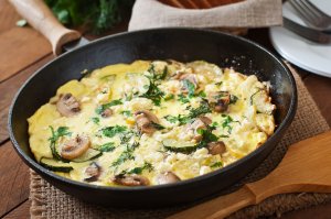 Photo de la recette Omelette aux champignons envoyée par le cuisinier