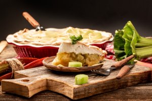 Photo de la recette Pie à la rhubarbe envoyée par le cuisinier