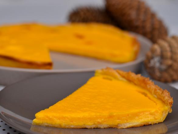 Photo pour la recette Pumpkin Pie - tarte au potiron envoyée par le cuisinier