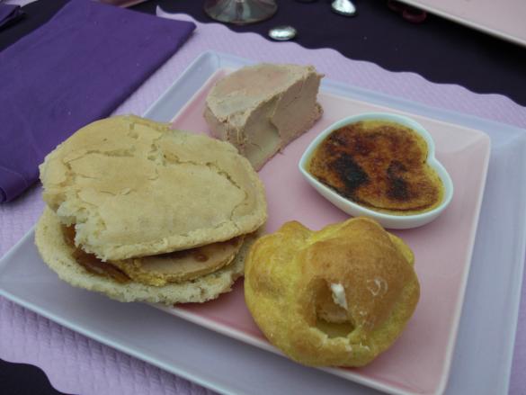 Photo pour la recette Crèmes brulées au foie gras envoyée par le cuisinier