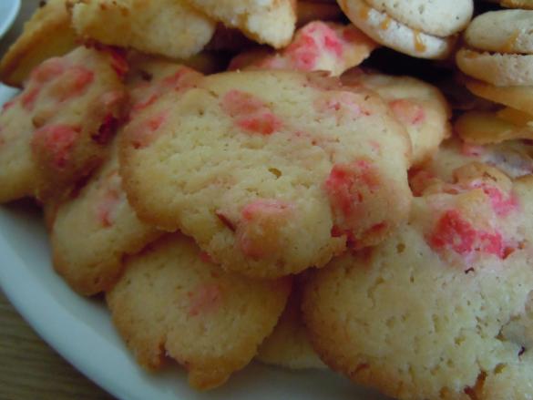 Photo pour la recette Cookies aux pralines roses envoyée par le cuisinier