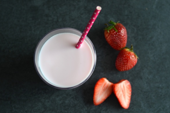 Photo pour la recette Milkshake à la fraise envoyée par le cuisinier