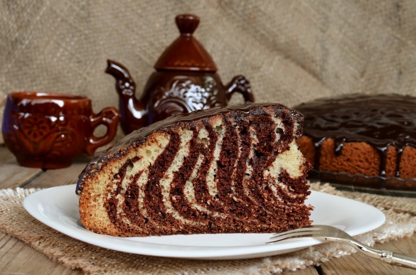 Photo pour la recette Zebra Cake envoyée par le cuisinier